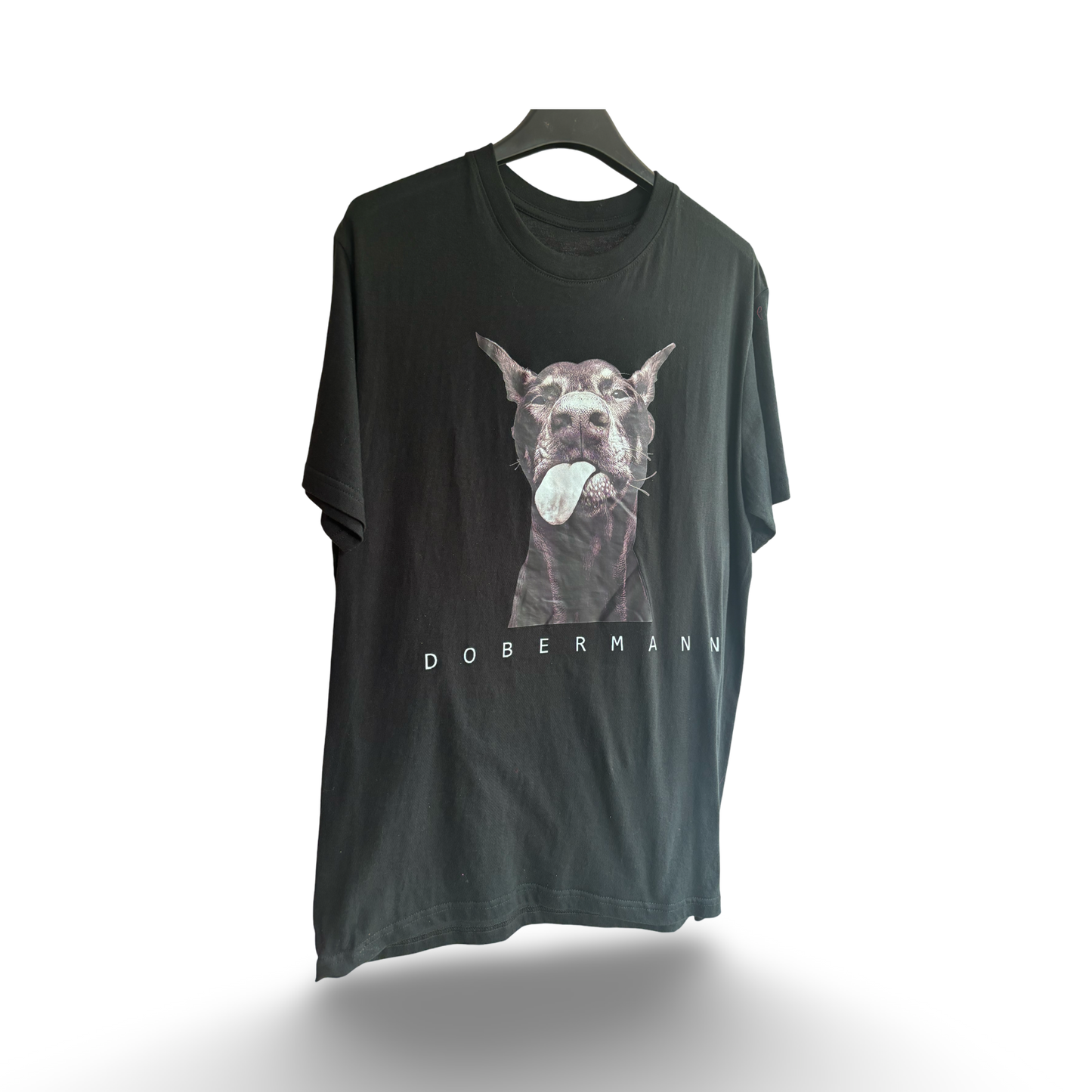 T-Shirt Dobermann - Attention, ca mord...ou pas!