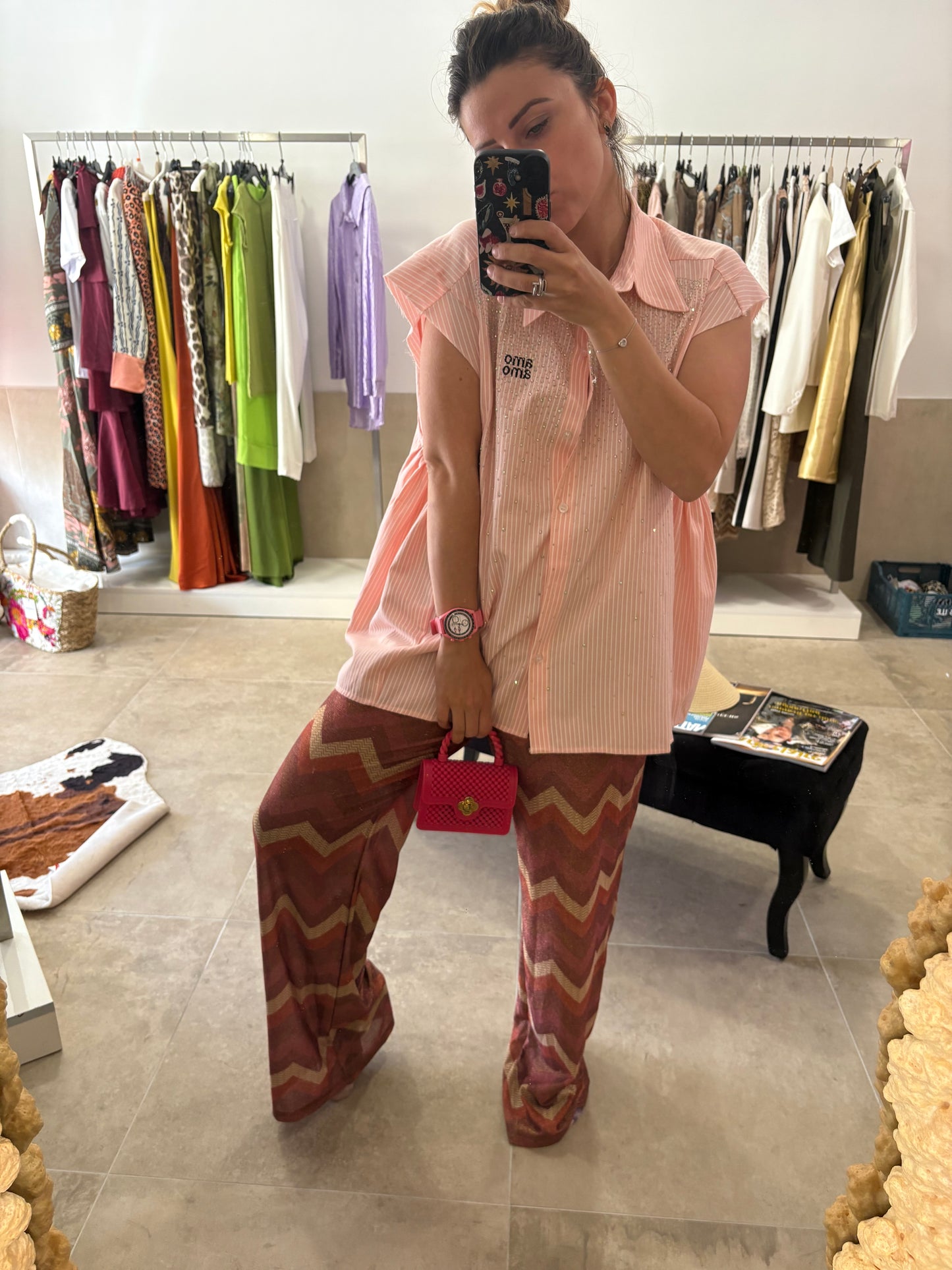 “Ziggy Fever” – Pantalon à vagues glitter