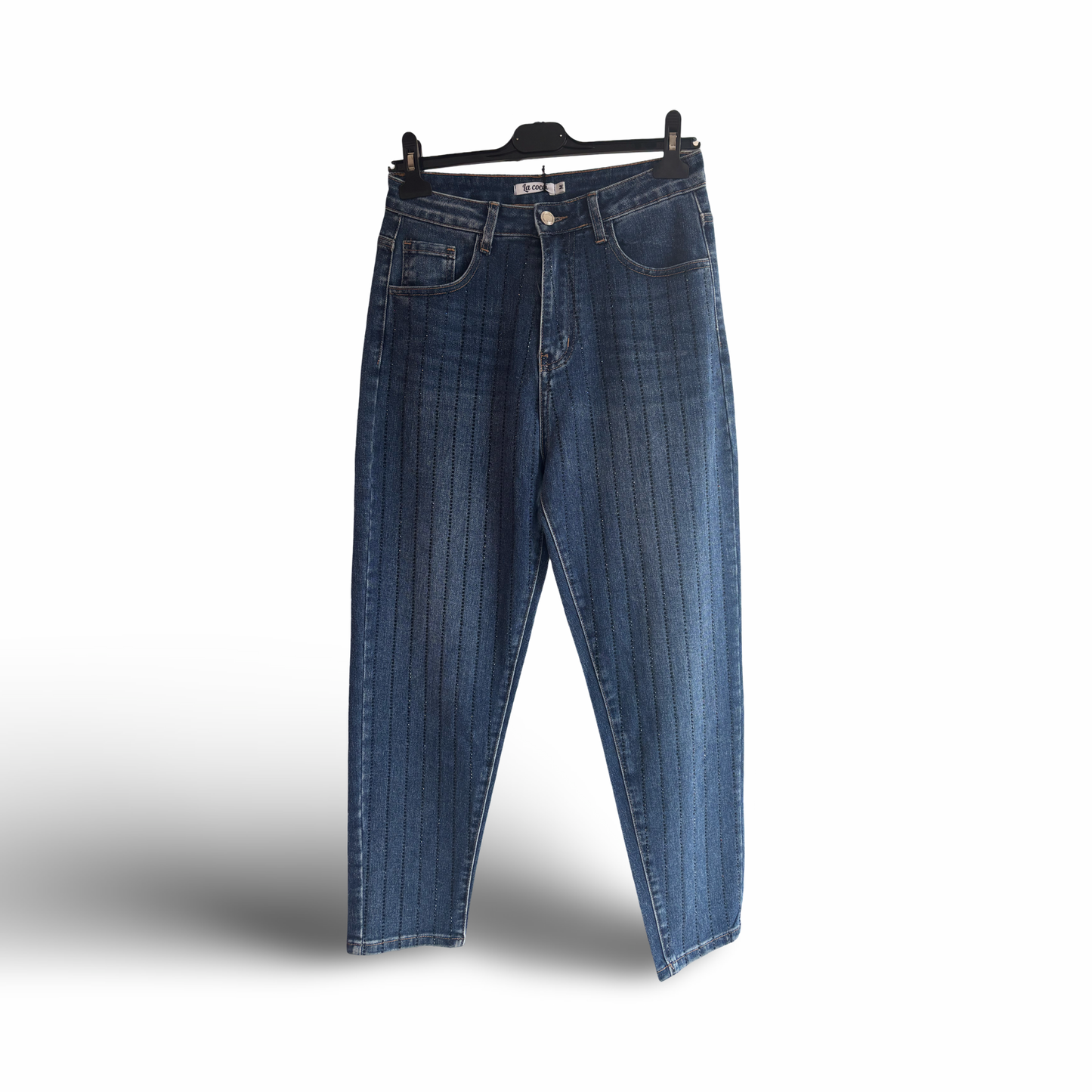 Jean mum strass