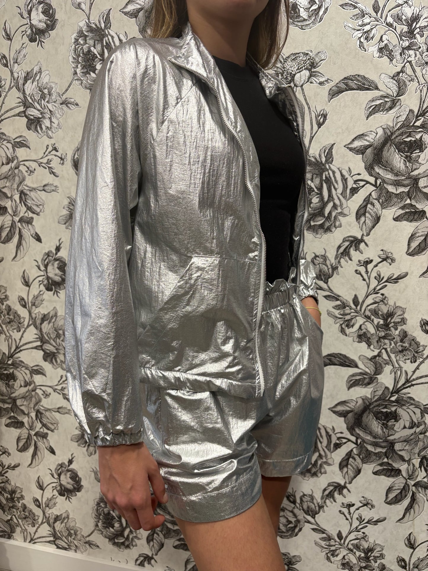 Ensemble silver - short & veste