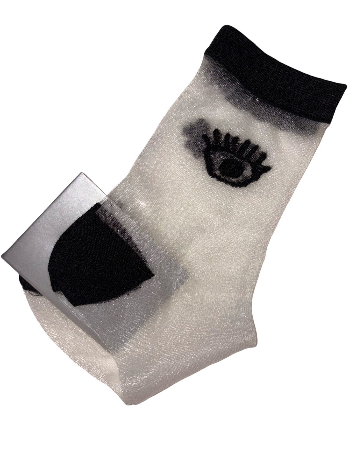 Chaussette transparente