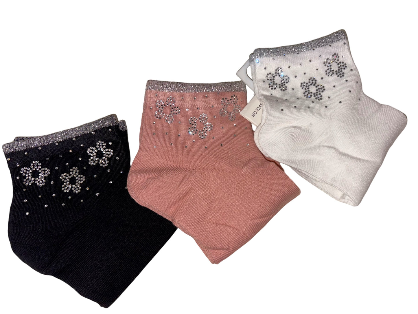 Chaussette fleuris