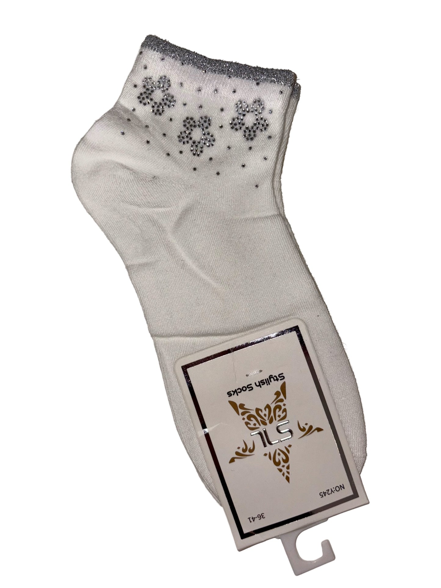 Chaussette fleuris