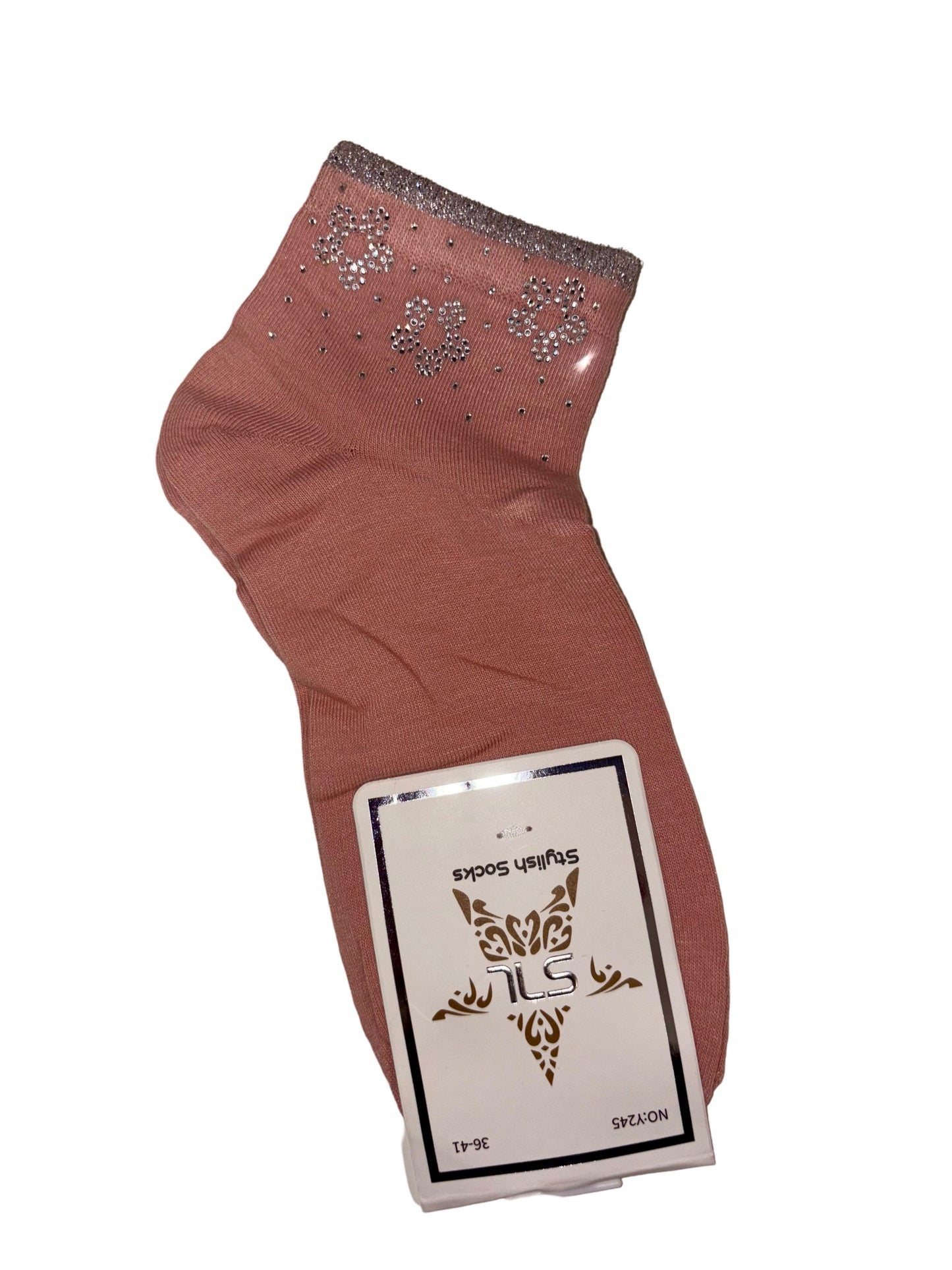 Chaussette fleuris