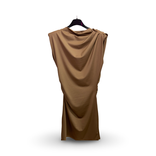 Robe moulante drapée