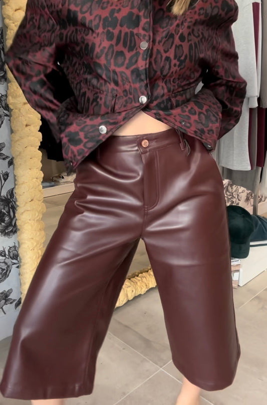 Jupe-culotte simili