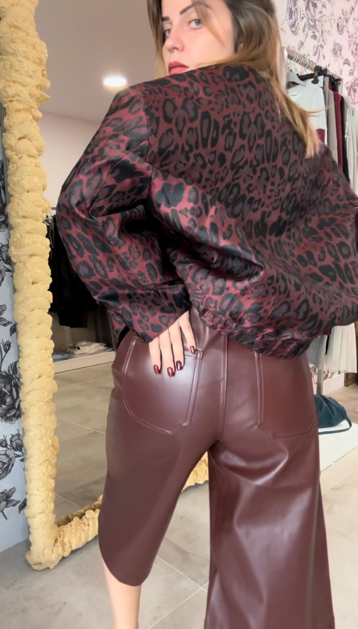 Jupe-culotte simili
