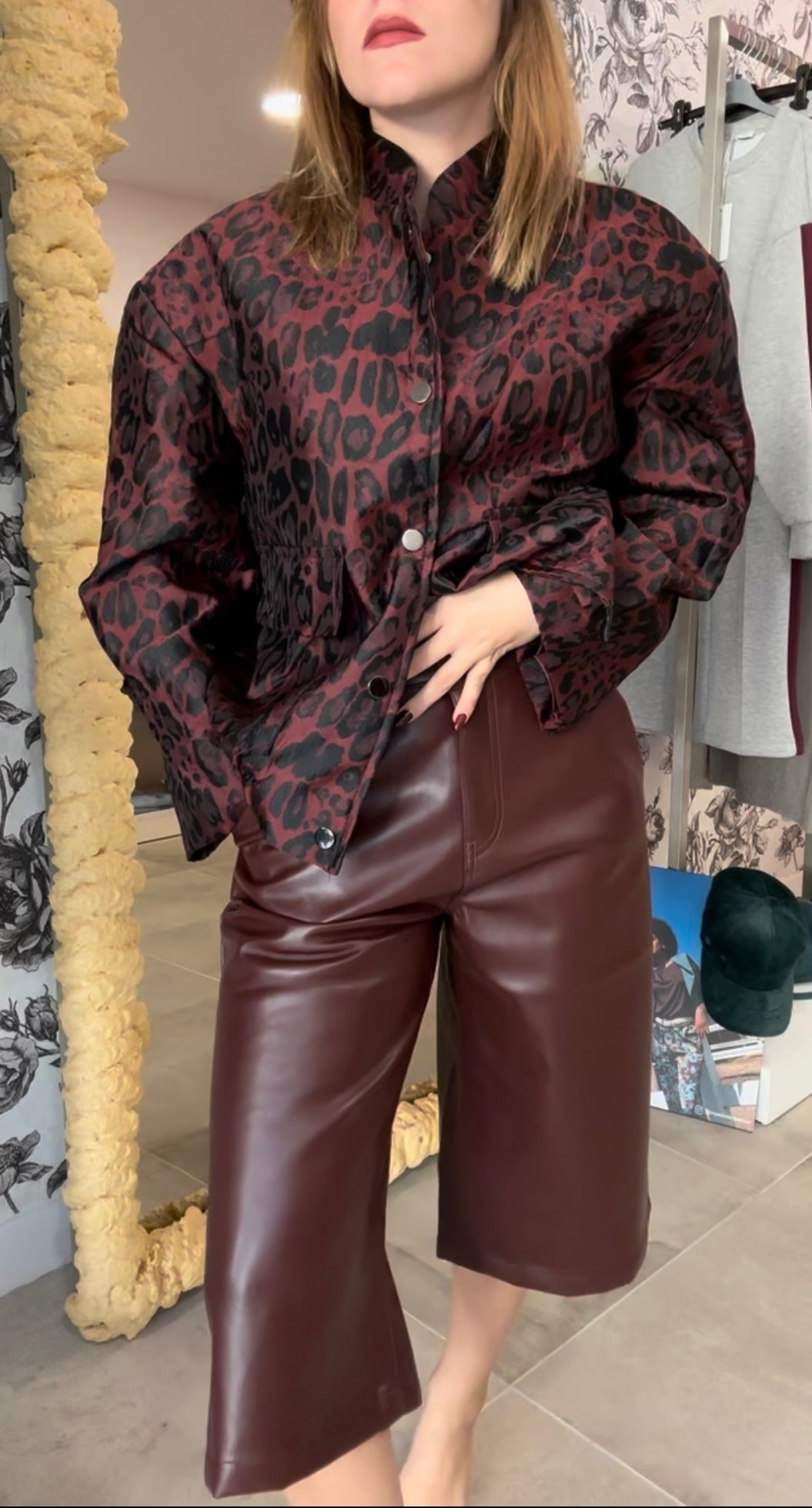 Jupe-culotte simili
