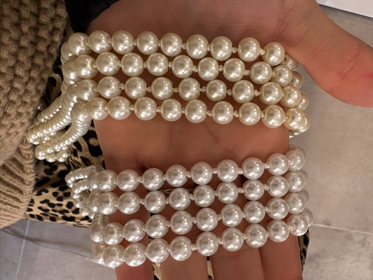 Collier long à perle